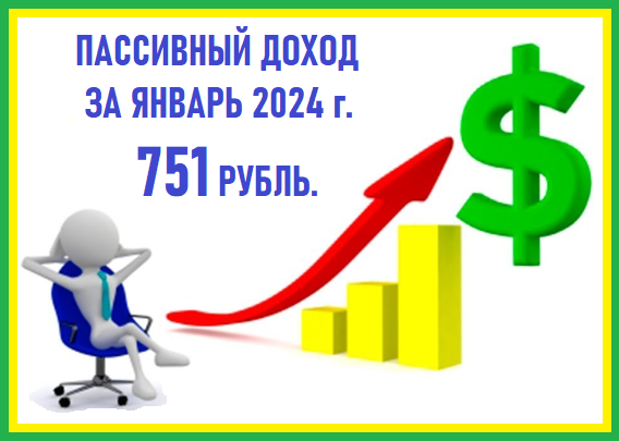 МОЙ ПАССИВНЫЙ ДОХОД ЗА ЯНВАРЬ 2024