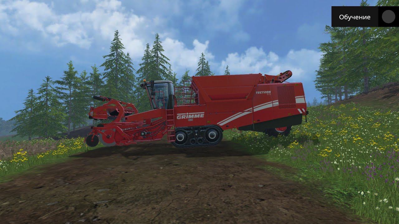 САЖАЕМ И СОБИРАЕМ УРОЖАЙ КАРТОФЕЛЯ FARMING SIMULATOR 15