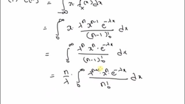 Erlang Random Variable: Mean and Variance