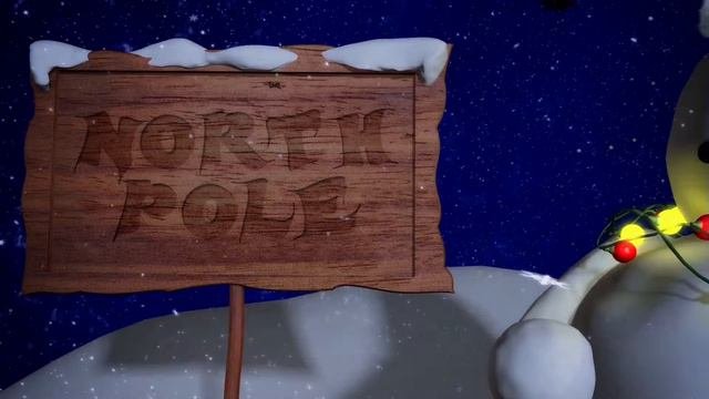 Футаж снеговика