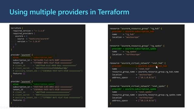 Terraform multi-provider