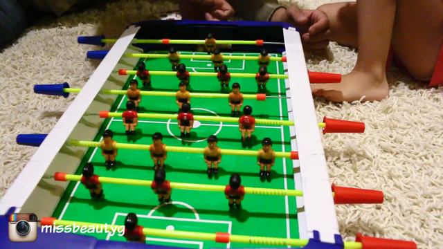 Настольный футбол | Игрушки | Table Soccer for kids | Toys unboxing