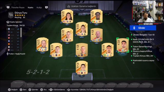 EA FC 24 KARMA UYRUKLAR - DÜNYA TURU / HYBRID NATIONS - AROUND THE WORLD SBC