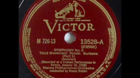 Gustav Mahler Symphony No.9 3rd movement_ Bruno Walter with Vienna Philharmonic Orchestra in 1938