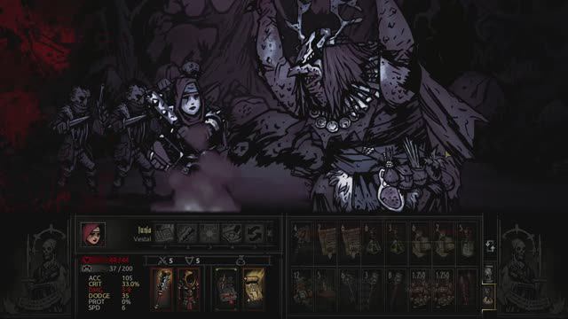 Shambler + Witch в Darkest Dungeon