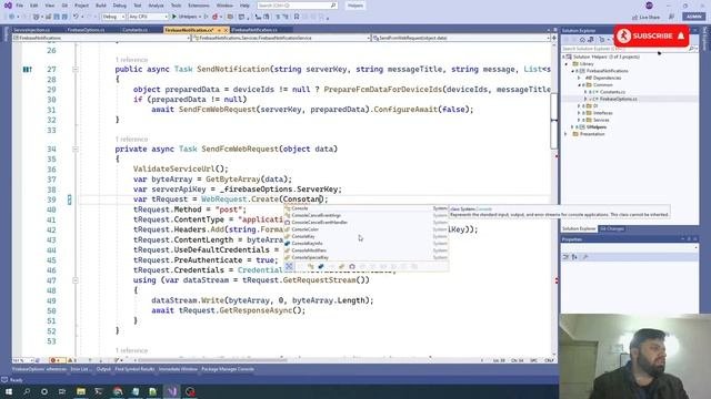 Dotnet Helpers: My Nuget Packages Firebase Notification Service in C