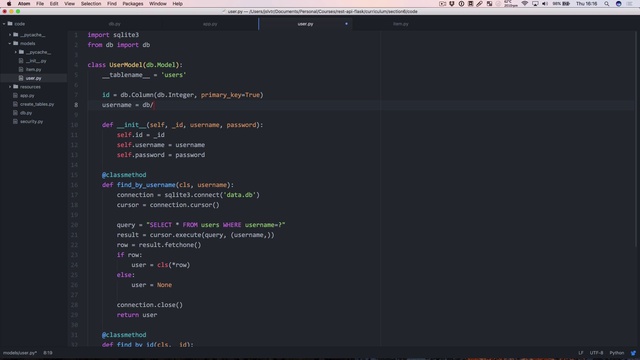 REST APIs with Flask and Python - 083-telling-sqlalchemy-about-our-tables-and-columns