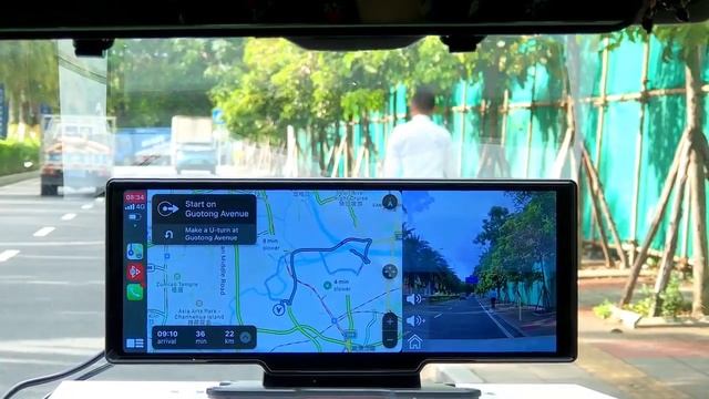Видеорегистратор, зеркало заднего вида 4K, Wi Fi, GPS, 10,26 дюйма