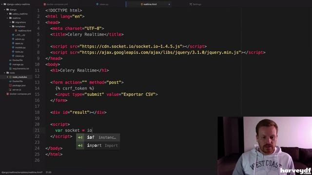 Tutorial: Celery en tiempo real con Socket.io