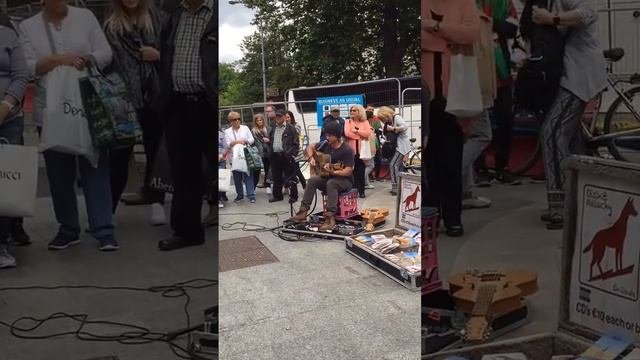 Best Buskers on Grafton street Dublin Ireland