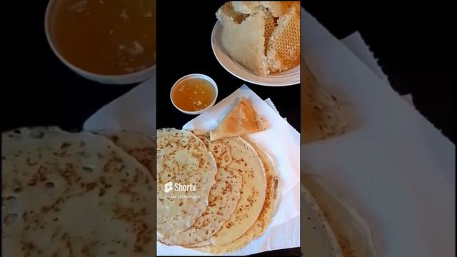 🥞❤ блинчики с медом (соты) ! 🍯🍵🤪.mp4