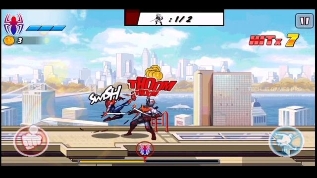 Spider-Man : Ultimate Power Mod Apk Android Gameplay 60 FPS Full Offline