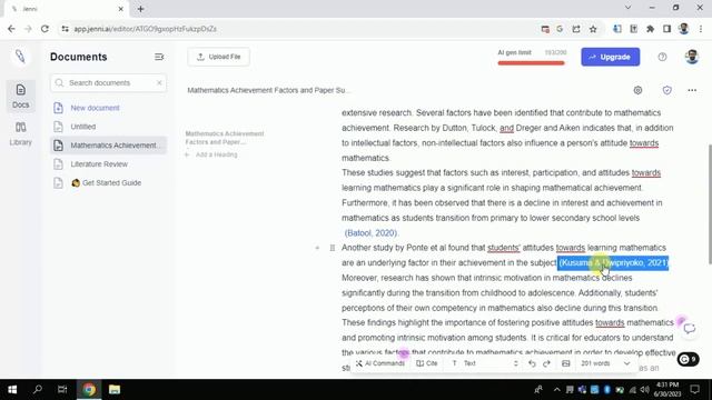 An Amazing Free AI for Literature review || AI for Academic research assistance || academic writing