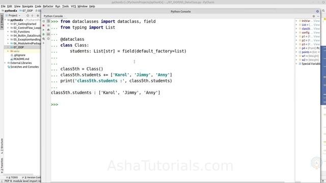 Python DataClasses