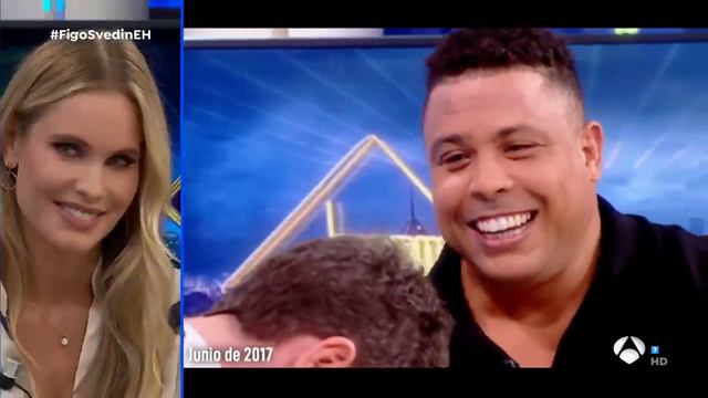 Luis Figo contesta al comentario de Ronaldo sobre su mujer - El Hormiguero 3.0