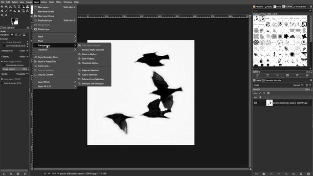 GIMP - Create Your Own Brushes From a Custom Image