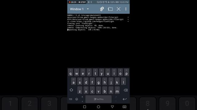APK Builder: git clone