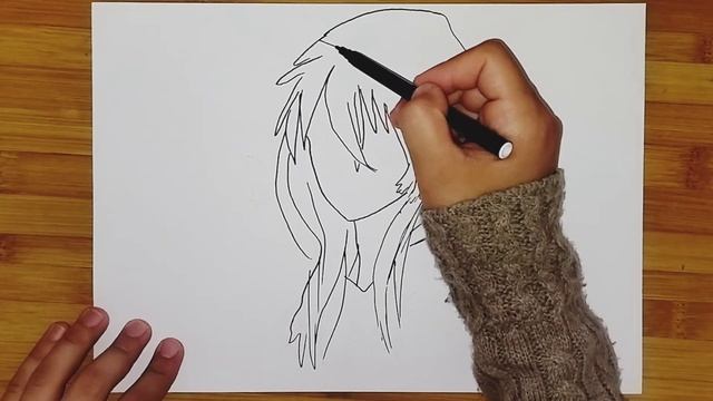 Girl drawing Anime. Девушка рисунок Аниме. Расм чизиш. Сурет салу.?
