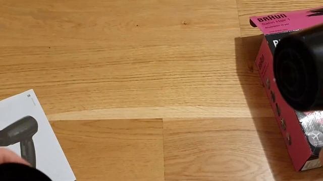 BRAUN Satin Hair 1 - unboxing and quick test