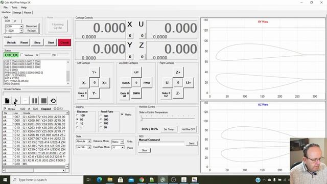 4 Axis G-code Software for CNC Foam Cutters to make foam wings and fuselages.
