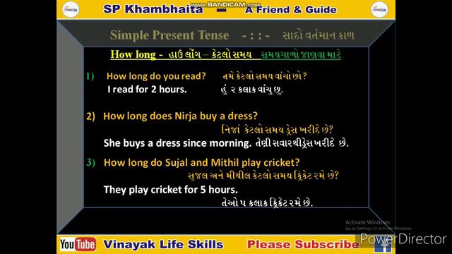 #spokenenglish Day-29 Simple Present Tense Interrogative Pronounce How long, With whom