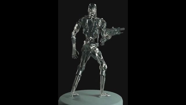 Terminator t 800 3D model Scene 8