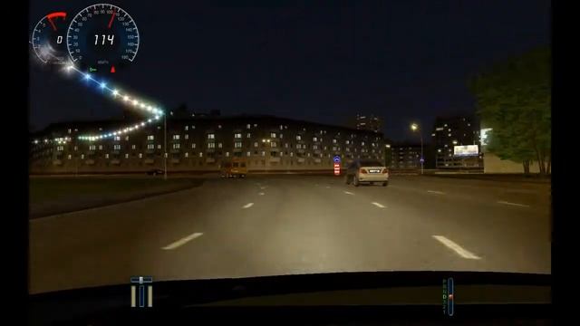 Ночной город | lamborghini reventon. / Car City Driving.