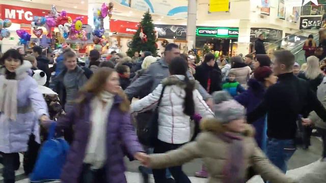 Флешмоб "Конь" 30.11.14. Тольятти, Парк Хаус
