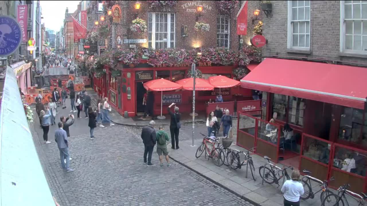 Ирландская улица в Дублине прямой эфир