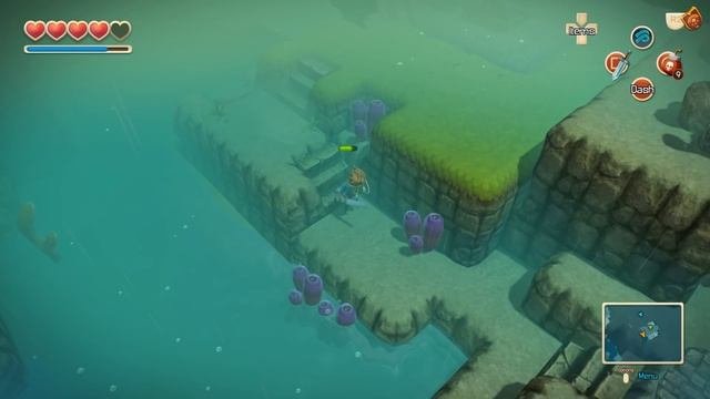 Oceanhorn: Monster of Uncharted Seas - 100 Walkthrough Part 8 PS4   Gillfolks Drop