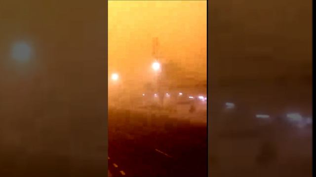 Песчаная буря в Саудовской Аравии