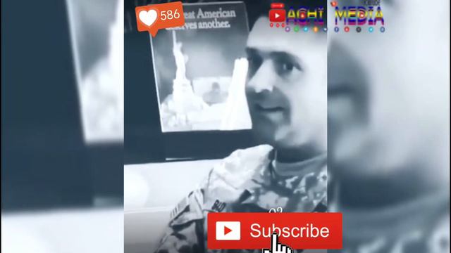 То, что сказал американский солдат, очень трогательные слова.