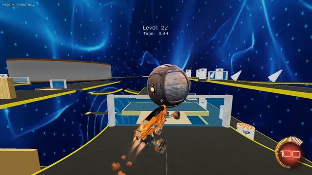 Rocket League - Dribbling Challenge 2 New PB (7:20)