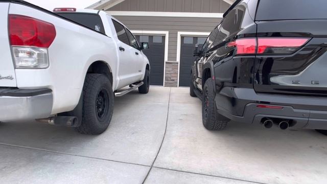 2023 Sequoia TRD Pro COLD START exhaust vs 2012 Tundra BA Muffler