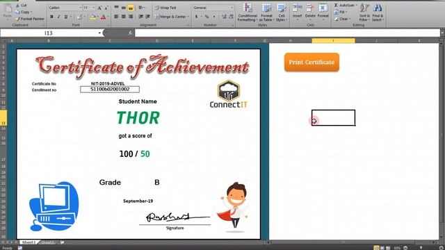 Export Excel file as a fix format pdf and Specific location using Excel Micro