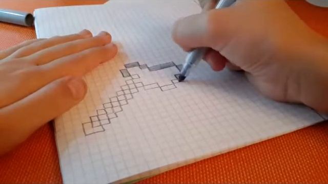 Рисуем-ТОПОР-MINECRAFT