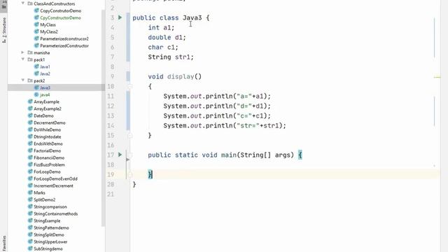 Access modifiers in java