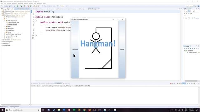 I Made a Hangman Game in Swing