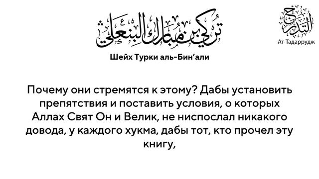 Уловки современных мурджиитов | Шейх Турки Аль-Бин'али, да примет его Аллах
