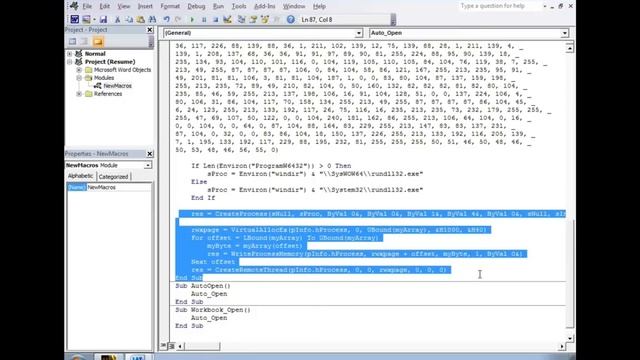 Microsoft Office Macro Attack - Trojanize Word and Excel Documents
