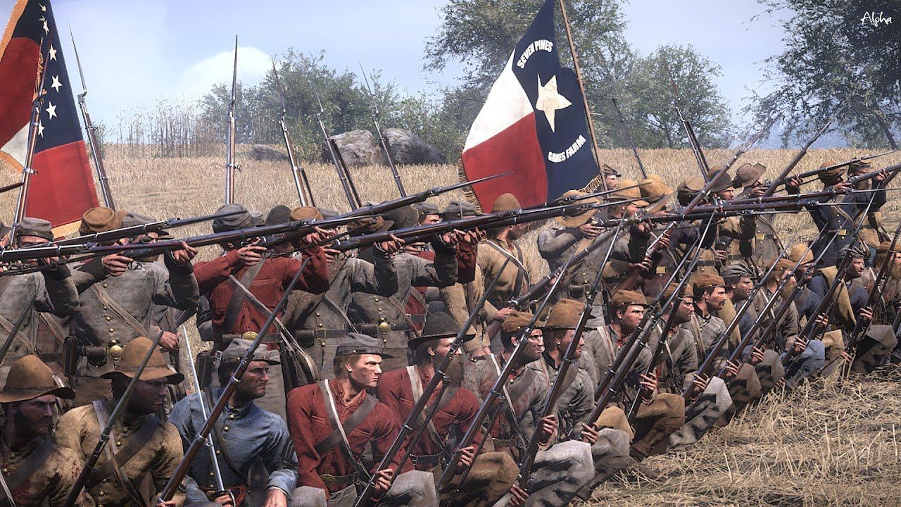 War of Rights  Запись европейского ивента 27 02 2022 в составе полка DB 14th North Carolina Regiment