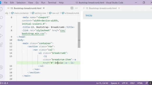 13  Bootstrap- breadcrumb