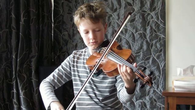 Theo On Violin