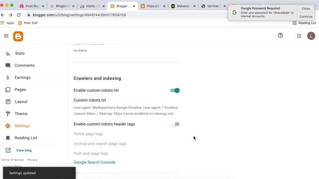 How to Add Custom Robots.txt in Blogger Blog | How to add, edit, create and set up Robots.txt file
