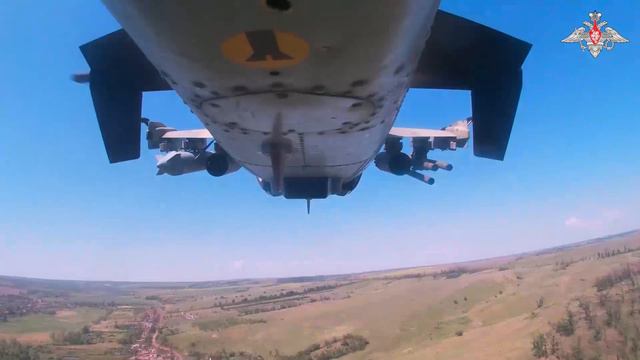 Боевая работа экипажа Ка-52 ВКС России