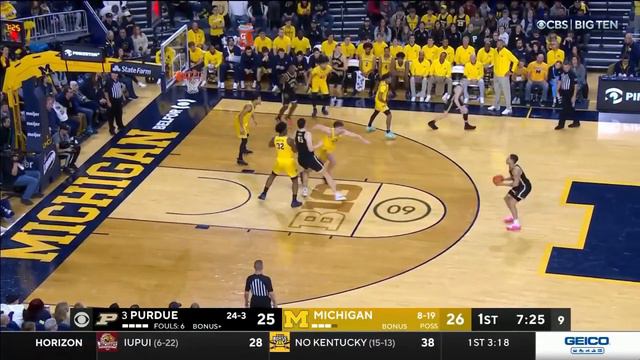 Purdue at Michigan | Highlights | Big Ten Men's Basketball | Feb. 25, 2024