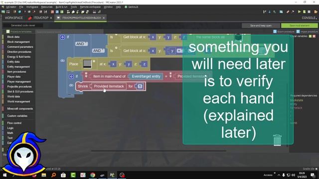 Advanced tutorial - how to make a crop in - mcreator 2023.1