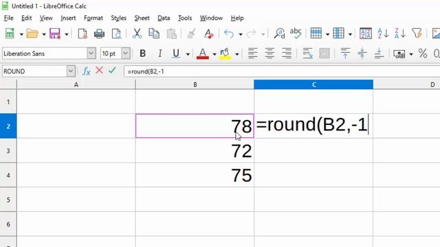 Decimal rounding in Libre calc@COMPUTEREXCELSOLUTION