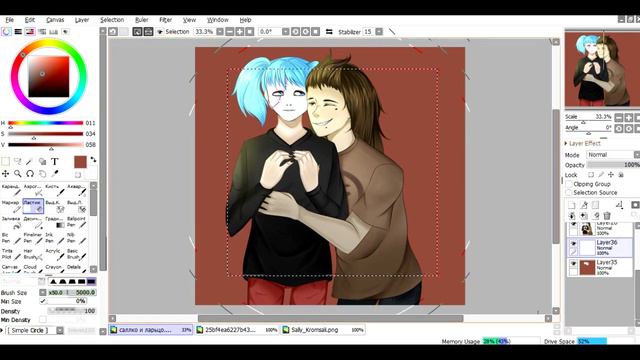 Sally face speedpaint