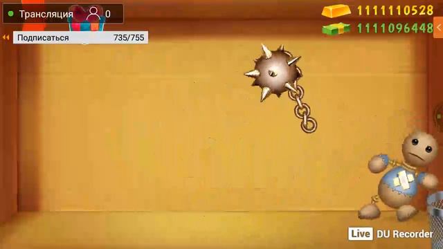 стрим играем в взломанный Kick The Buddy